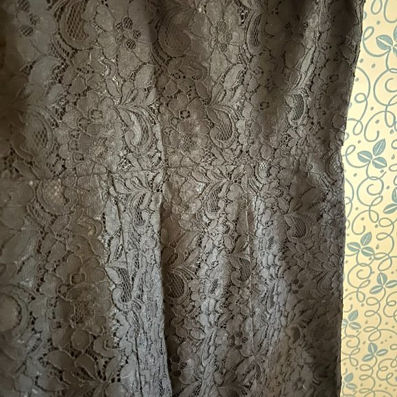 Black Lace Cocktail Dress // J. Crew Size 8P - Picture 4 of 6